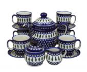 Kaffee-Tee-Set - Bunzlauer Keramik