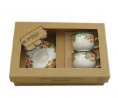 Reihe von Tassen - Bunzlauer Keramik