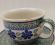 mittlere Kaffetasse mit Untertasse - Bunzlauer Keramik
