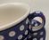 mittlere Kaffetasse mit Untertasse - Bunzlauer Keramik